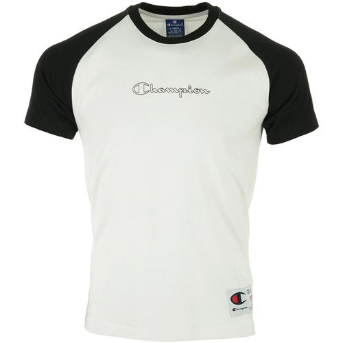 tekstylia Męskie T-shirty z krótkim rękawem Champion Crewneck T-Shirt Biały