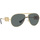 Zegarki & Biżuteria  okulary przeciwsłoneczne Versace Occhiali da Sole  VE2249 100281 Złoty