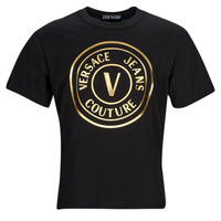 tekstylia Męskie T-shirty z krótkim rękawem Versace Jeans Couture GAHT05-G89 Czarny