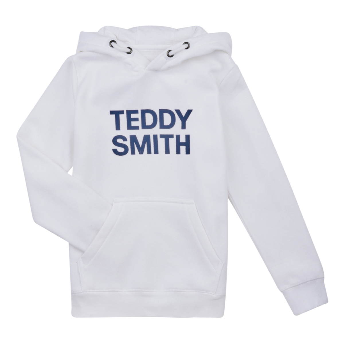 tekstylia Chłopiec Bluzy Teddy Smith SICLASS HOODY Biały