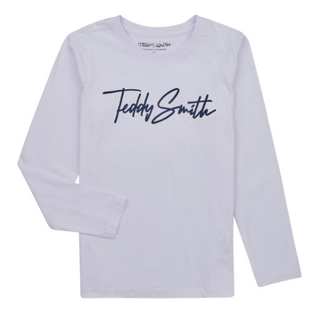 tekstylia Chłopiec T-shirty z długim rękawem Teddy Smith T-EVAN ML JR Biały