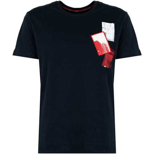 tekstylia Męskie T-shirty z krótkim rękawem Pepe jeans PM508501 | Solam Niebieski
