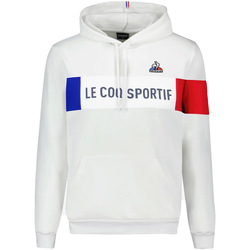 tekstylia Bluzy Le Coq Sportif Tricolore Hoody N°1 Biały