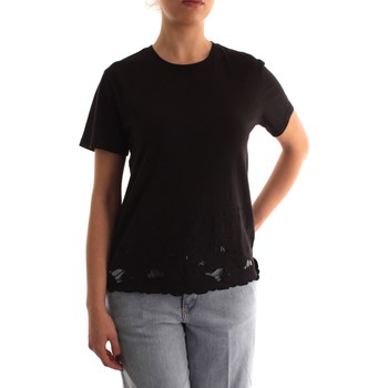 tekstylia Damskie T-shirty z krótkim rękawem Emme Marella LENTE Czarny