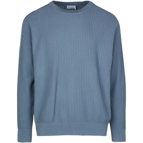 tekstylia Męskie T-shirty z krótkim rękawem Calvin Klein Jeans K10K110726 Niebieski