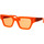 Zegarki & Biżuteria  okulary przeciwsłoneczne Retrosuperfuture Occhiali da Sole  Storia Francis Orange KR0 Biały