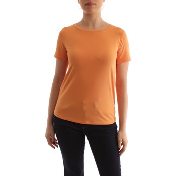 tekstylia Damskie T-shirty z krótkim rękawem Max Mara MULTIB Pomarańczowy