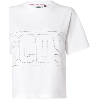 tekstylia Damskie T-shirty i Koszulki polo Gcds  Biały