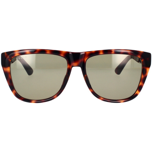 Zegarki & Biżuteria  Męskie okulary przeciwsłoneczne Gucci Occhiali da Sole  GG1345S 003 Brązowy