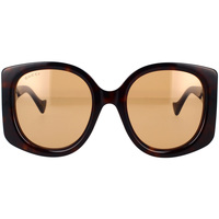 Zegarki & Biżuteria  Damskie okulary przeciwsłoneczne Gucci Occhiali da Sole  GG1257S 002 Brązowy