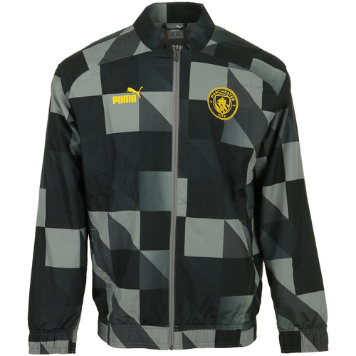 tekstylia Męskie Bluzy dresowe Puma MCFC Prematch Jacket Czarny