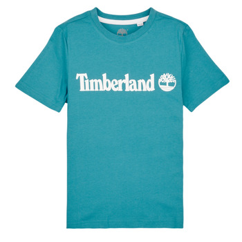 tekstylia Chłopiec T-shirty z krótkim rękawem Timberland T25U24-875-J Niebieski