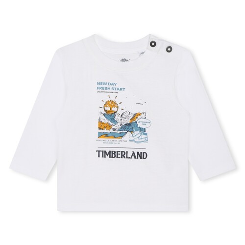 tekstylia Chłopiec T-shirty z krótkim rękawem Timberland T60005-10P-B Biały