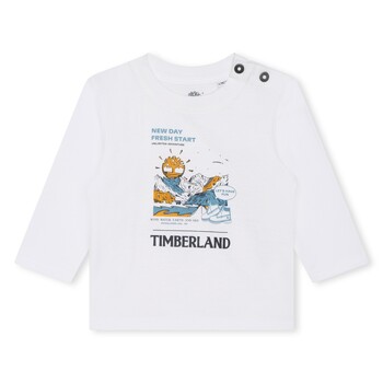 tekstylia Chłopiec T-shirty z krótkim rękawem Timberland T60005-10P-C Biały