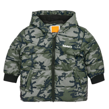 tekstylia Chłopiec Kurtki pikowane Timberland T60015-655-B Camouflage