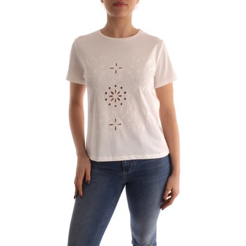 tekstylia Damskie T-shirty z krótkim rękawem Iblues JOSEF Biały