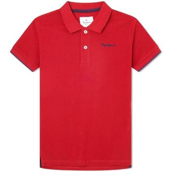 tekstylia Chłopiec T-shirty z krótkim rękawem Pepe jeans  Czerwony