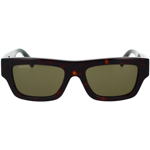 Zegarki & Biżuteria  Męskie okulary przeciwsłoneczne Gucci Occhiali da Sole  GG1301S 002 Brązowy