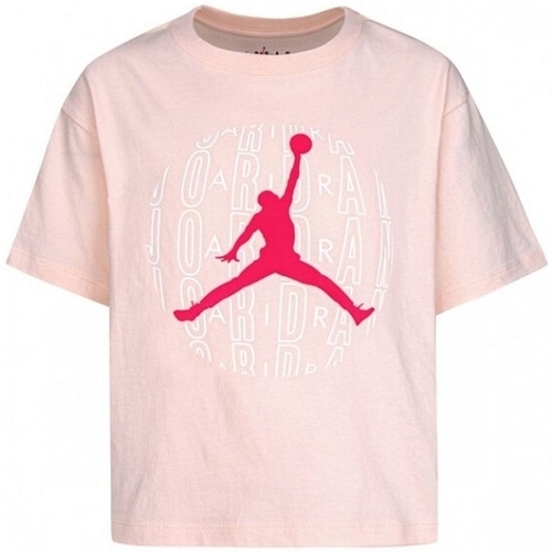 tekstylia Dziewczynka Zestawy dresowe Nike JUMPMAN HBR WORLD Różowy