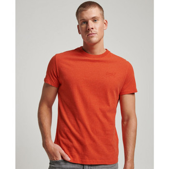 tekstylia Męskie T-shirty i Koszulki polo Superdry Vintage logo emb Pomarańczowy