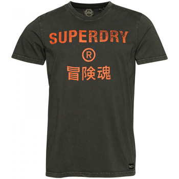 tekstylia Męskie T-shirty i Koszulki polo Superdry Vintage corp logo Czarny