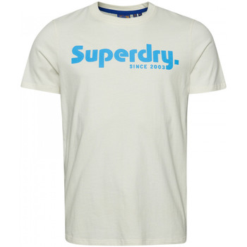 tekstylia Męskie T-shirty i Koszulki polo Superdry Vintage terrain classic Biały