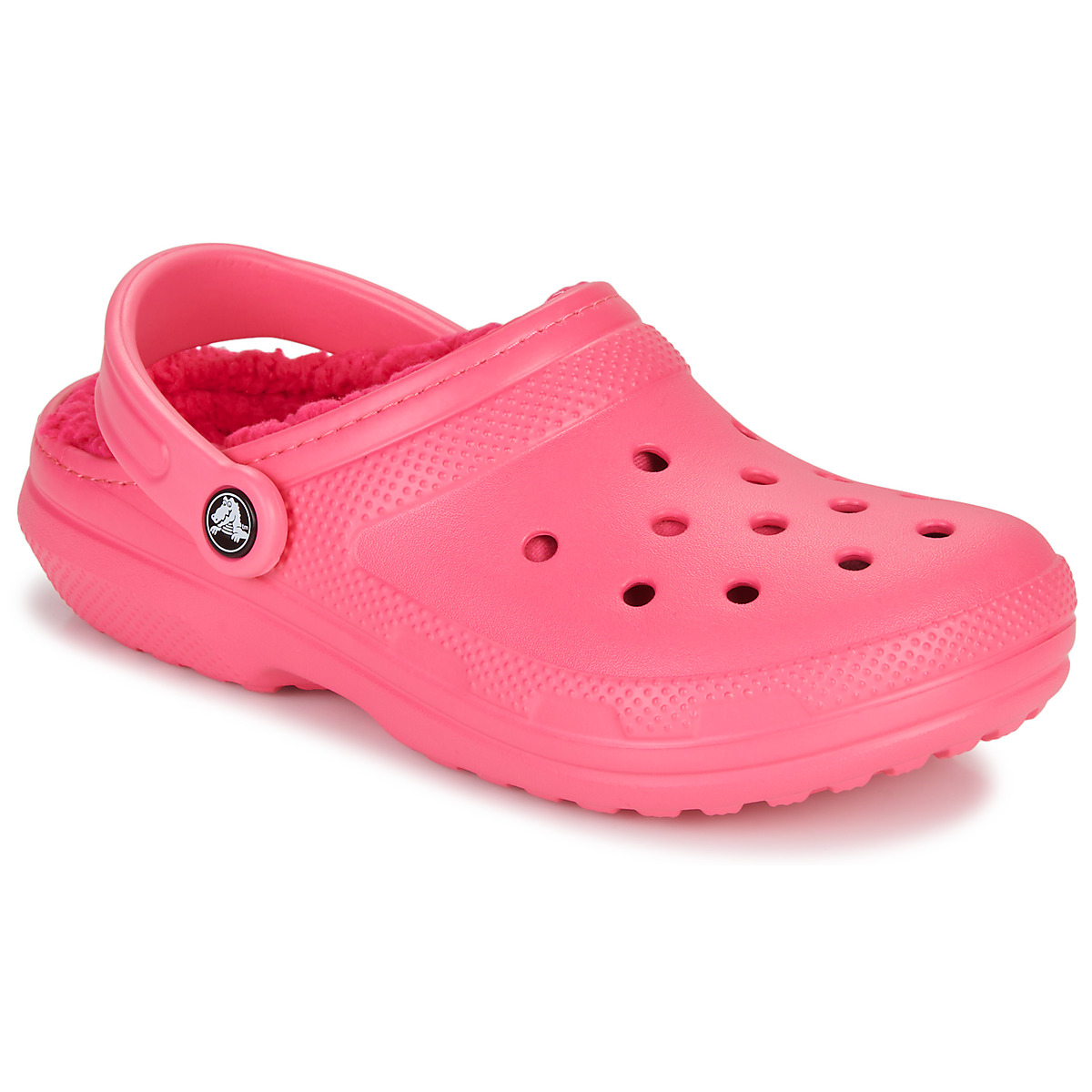 Buty Damskie Chodaki Crocs Classic Lined Clog Hyper / Pink