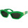 Zegarki & Biżuteria  Damskie okulary przeciwsłoneczne Bottega Veneta Occhiali da Sole  BV1221S 003 Zielony
