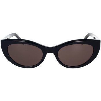 Zegarki & Biżuteria  Damskie okulary przeciwsłoneczne Yves Saint Laurent Occhiali da Sole Saint Laurent SL M115 001 Czarny
