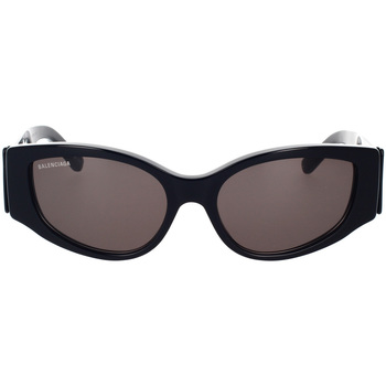 Zegarki & Biżuteria  Damskie okulary przeciwsłoneczne Balenciaga Occhiali da Sole  BB0258S 001 Czarny