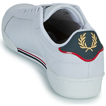 Fred Perry B722 LEATHER Biały