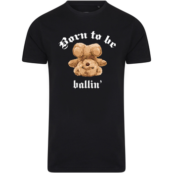 tekstylia Męskie T-shirty z krótkim rękawem Ballin Est. 2013 Born To Be Tee Czarny