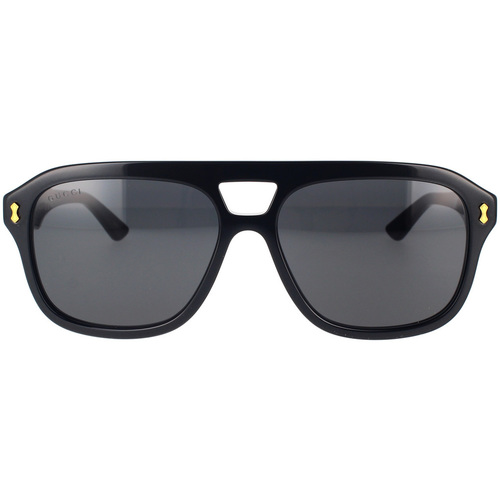 Zegarki & Biżuteria  okulary przeciwsłoneczne Gucci Occhiali da Sole  GG1263S 001 Czarny
