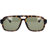 Zegarki & Biżuteria  Męskie okulary przeciwsłoneczne Gucci Occhiali da Sole  GG1342S 003 Brązowy