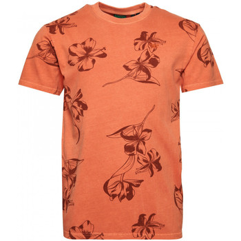 tekstylia Męskie T-shirty i Koszulki polo Superdry Vintage od printed Pomarańczowy