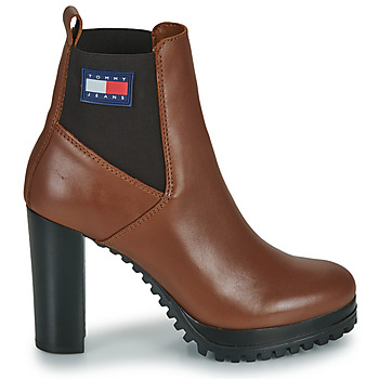 Tommy Jeans Essentials High Heel Boot Brązowy
