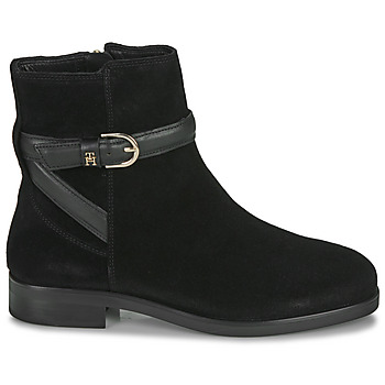 Tommy Hilfiger ELEVATED ESSENTIAL BOOT SUEDE Czarny