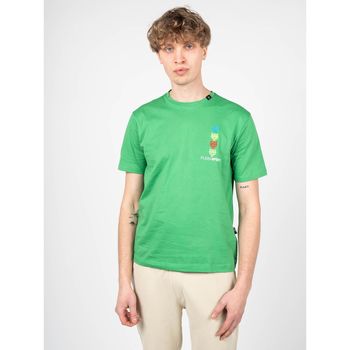 tekstylia Męskie T-shirty z krótkim rękawem Philipp Plein Sport TIPS1135 Zielony