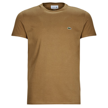 tekstylia Męskie T-shirty z krótkim rękawem Lacoste TH6709-SIX Beżowy