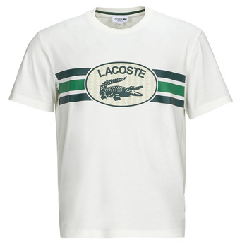 tekstylia Męskie T-shirty z krótkim rękawem Lacoste TH1415-70V Biały