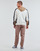 tekstylia Męskie Bluzy dresowe Lacoste SH1301-RI2 Marine / Biały / Brązowy