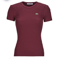 tekstylia Damskie T-shirty z krótkim rękawem Lacoste TF5538-YUP Bordeaux