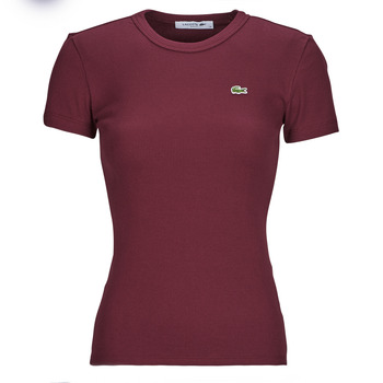 tekstylia Damskie T-shirty z krótkim rękawem Lacoste TF5538-YUP Bordeaux