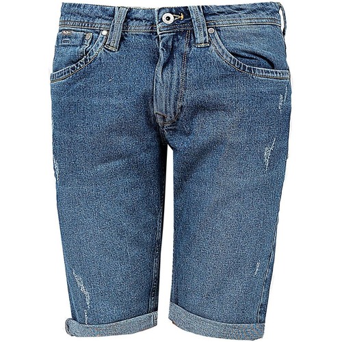 tekstylia Męskie Szorty i Bermudy Pepe jeans PM800935RG2 | Cash Niebieski