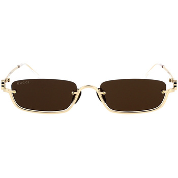 Zegarki & Biżuteria  okulary przeciwsłoneczne Gucci Occhiali da Sole  GG1278S 001 Złoty