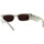 Zegarki & Biżuteria  Damskie okulary przeciwsłoneczne Balenciaga Occhiali da Sole  BB0260S 003 Biały