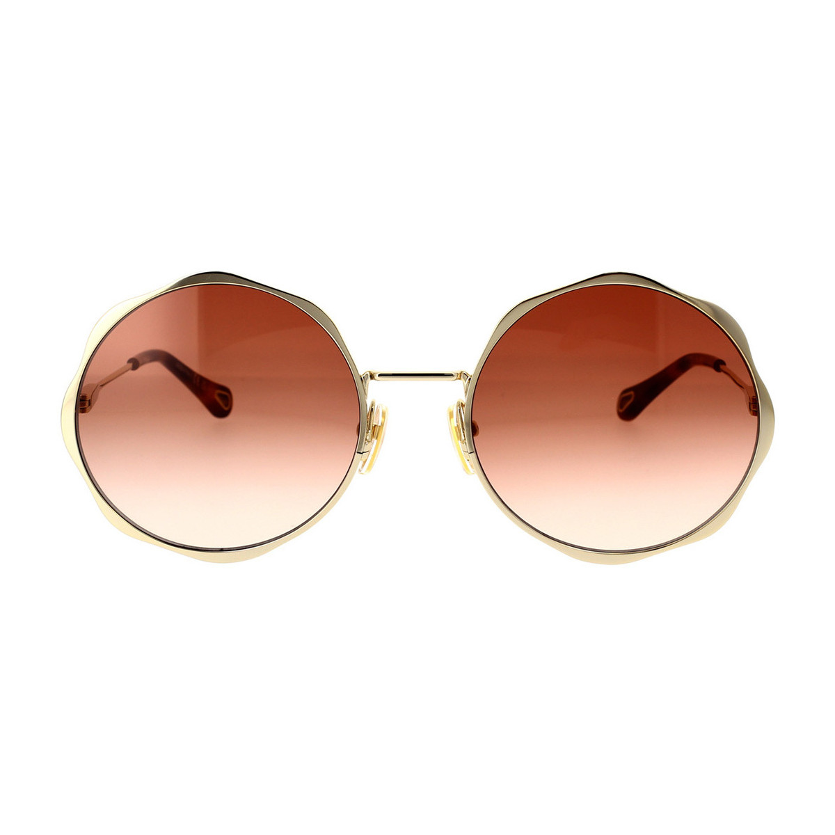 Zegarki & Biżuteria  Damskie okulary przeciwsłoneczne Chloe Occhiali da Sole Chloé CH0184S 003 Złoty