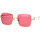Zegarki & Biżuteria  Damskie okulary przeciwsłoneczne Gucci Occhiali da Sole  GG1279S 003 Złoty