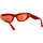 Zegarki & Biżuteria  Damskie okulary przeciwsłoneczne Bottega Veneta Occhiali da sole  BV1219S 004 Pomarańczowy