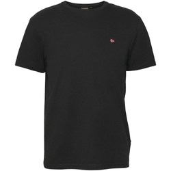 tekstylia Męskie T-shirty z krótkim rękawem Napapijri NP0A4H8D Czarny